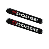 Dodge Black Car Door Rear Trunk Side Fenders Bumper Badge Scratch Guard Sticker New 2 pcs