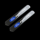 Ford Racing ST Set LOGO Emblems with Black Wheel Tire Valves Air Caps Keychain - US SELLER