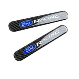 Ford Racing ST Set LOGO Emblems with Black Wheel Tire Valves Air Caps Keychain - US SELLER