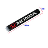 Honda Racing Logo Keychain Metal Key Ring Hook Red Strap Nylon Lanyard with 2 pcs Black Badge Scratch Guard Sticker