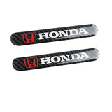 Mugen Style Real Carbon Fiber Trunk Side Fender Door Badge – 1PC Black