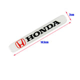 Honda Accord Civic White Car Door Rear Trunk Side Fenders Bumper Badge Scratch Guard Sticker New 2 pcs