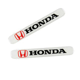 Honda Accord Civic White Car Door Rear Trunk Side Fenders Bumper Badge Scratch Guard Sticker New 4 pcs