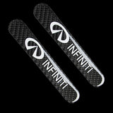 INFINITI Set LOGO Emblems with Black Wheel Tire Valves Air Caps Keychain - US SELLER