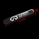INFINITI Set LOGO Emblems with Black Wheel Tire Valves Air Caps Keychain - US SELLER