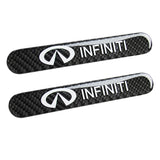 INFINITI Set LOGO Emblems with Black Wheel Tire Valves Air Caps Keychain - US SELLER