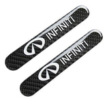 INFINITI Set LOGO Emblems with Keychain Silver Tire Wheel Valves Air Caps - US SELLER