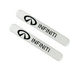 INFINITI Set LOGO Emblems with Black Keychain Tire Wheel Valves Air Caps - US SELLER