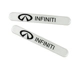 INFINITI Set LOGO Emblems with Black Keychain Tire Wheel Valves Air Caps - US SELLER