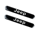 JEEP Set Emblems with Punisher Logo Silver Wheel Tire Valves Air Caps Keychain - US SELLER