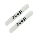 JEEP LOGO Set Emblems with Black Keychain Tire Wheel Valves Air Caps - US SELLER