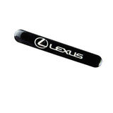 Lexus Black Car Door Rear Trunk Side Fenders Bumper Badge Scratch Guard Sticker New 4 pcs