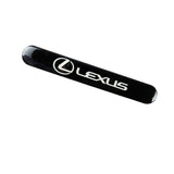 Lexus Black Car Door Rear Trunk Side Fenders Bumper Badge Scratch Guard Sticker New 2 pcs