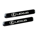 Lexus Black Car Door Rear Trunk Side Fenders Bumper Badge Scratch Guard Sticker New 4 pcs