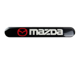 Mazda Black Car Door Rear Trunk Side Fenders Bumper Badge Scratch Guard Sticker New 2 pcs