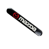 Mazda Black Car Door Rear Trunk Side Fenders Bumper Badge Scratch Guard Sticker New 4 pcs