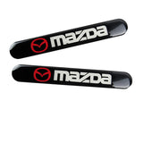Mazda Set LOGO Emblems with Mazda Speed Wheel Tire Valves Black Air Caps Keychain - US SELLER