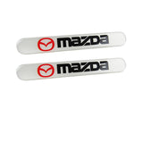 Mazda Set LOGO Emblems with Mazda Speed Silver Keychain Tire Wheel Valves Air Caps - US SELLER