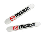 Mazda Set LOGO Emblems with Mazda Speed Silver Keychain Tire Wheel Valves Air Caps - US SELLER