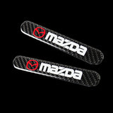 Mazda Set LOGO Emblems with Mazda Speed Tire Wheel Valves Black Air Caps Keychain - US SELLER