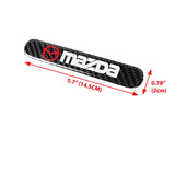 Mazda Set LOGO Emblems with Black Wheel Tire Valves Air Caps Keychain - US SELLER