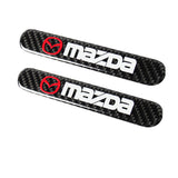 Mazda Set LOGO Emblems with Black Wheel Tire Valves Air Caps Keychain - US SELLER