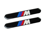 BMW M3 Black Car Door Rear Trunk Side Fenders Bumper Badge Scratch Guard Sticker New 4 pcs