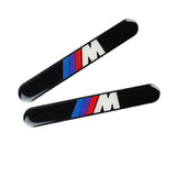 BMW M3 Black Car Door Rear Trunk Side Fenders Bumper Badge Scratch Guard Sticker New 4 pcs
