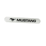Mustang White Car Door Rear Trunk Side Fenders Bumper Badge Scratch Guard Sticker New 2 pcs