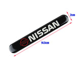 2006-2009 Nissan 350Z GT-Style Real Carbon Fiber 3-Piece Front Bumper Body Spoiler Splitter Lip Kit with Emblem Set