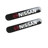 NISSAN Set LOGO Emblems with Silver Tire Wheel Valves Air Caps Keychain - US SELLER