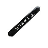 Tesla Black Car Door Rear Trunk Side Fenders Bumper Badge Scratch Guard Sticker New 2 pcs