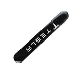 Tesla Black Car Door Rear Trunk Side Fenders Bumper Badge Scratch Guard Sticker New 4 pcs