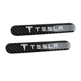 TESLA Set LOGO Emblems with Black Wheel Tire Valves Air Caps Keychain - US SELLER
