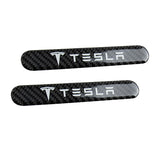 TESLA Set LOGO Emblems with Silver Tire Wheel Valves Air Caps Keychain - US SELLER