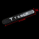 TESLA Set LOGO Emblems with Black Wheel Tire Valves Air Caps Keychain - US SELLER