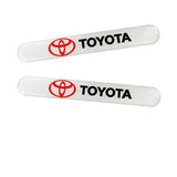 Toyota TRD Set LOGO Emblems with Silver Tire Wheel Valves Air Caps Keychain - US SELLER