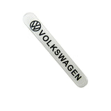 Volkswagen VW White Car Door Rear Trunk Side Fenders Bumper Badge Scratch Guard Sticker New 2pcs