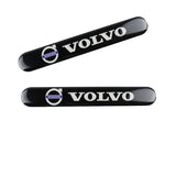 Volvo VOLVO Black Car Door Rear Trunk Side Fenders Bumper Badge Scratch Guard Sticker New 2pcs