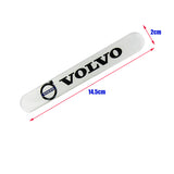 VOLVO LOGO Set Emblems with Wheel Tire Valves Air Caps Keychain - US SELLER