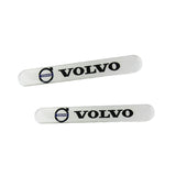 VOLVO LOGO Set Emblems with Wheel Tire Valves Air Caps Keychain - US SELLER