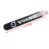 Volvo VOLVO Carbon Fiber Car Door Rear Trunk Side Fenders Bumper Badge Scratch Guard Sticker New 2pcs