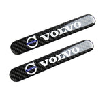 VOLVO LOGO Set Emblems with Black Keychain Wheel Tire Valves Air Caps - US SELLER