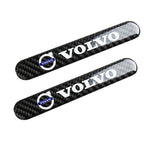 Volvo VOLVO Carbon Fiber Car Door Rear Trunk Side Fenders Bumper Badge Scratch Guard Sticker New 4pcs