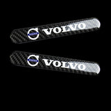 VOLVO LOGO Set Emblems with Black Keychain Wheel Tire Valves Air Caps - US SELLER