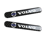 Volvo VOLVO Carbon Fiber Car Door Rear Trunk Side Fenders Bumper Badge Scratch Guard Sticker New 4pcs