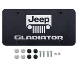 For JEEP GLADIATOR Stainless Steel Laser Etched Logo Rugged Black License Plate PL.GLADNL.ERB