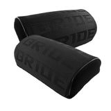 Bride Set of Black Gradation Car Cushion, Seat Pillow & Seat Belt Cover x2