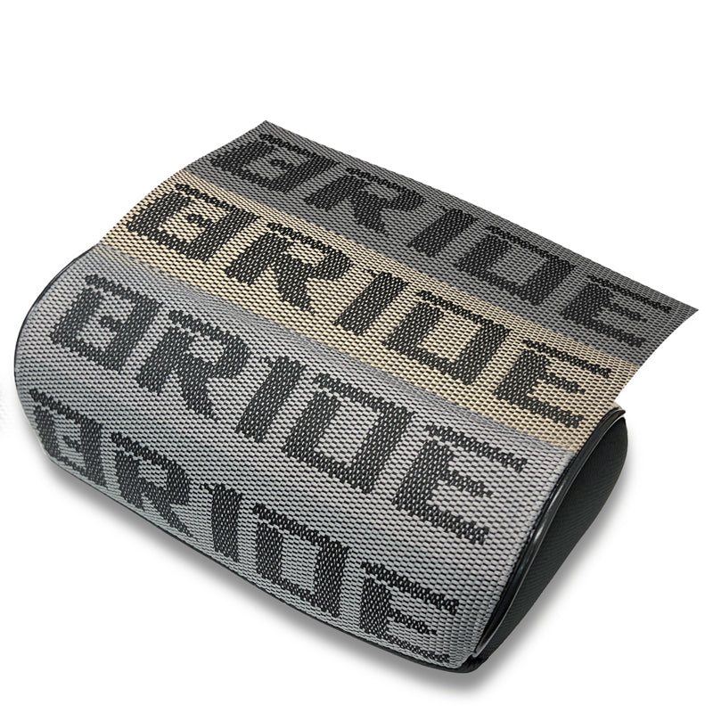 thumbnail image 2 of Pair Of JDM Bride Gradation Headrest Pillows – Fabric Racing Seat Material 2 of 6
