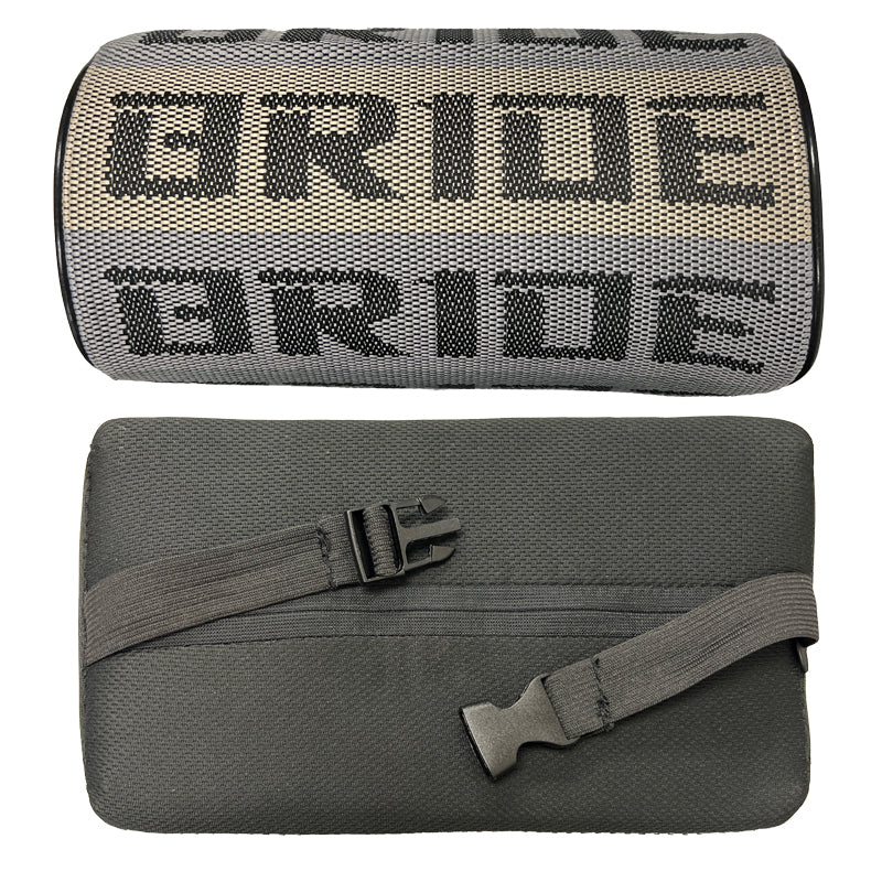 thumbnail image 2 of Pair Of JDM Bride Gradation Headrest Pillows – Fabric Racing Seat Material 2 of 6